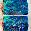 Stabilized box elder burl wood block