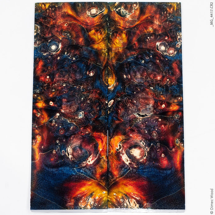 Stabilized box elder burl wood panels
