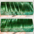 Stabilized curly mango wood block