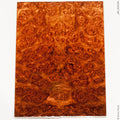 Stabilized golden amboyna burl wood panels