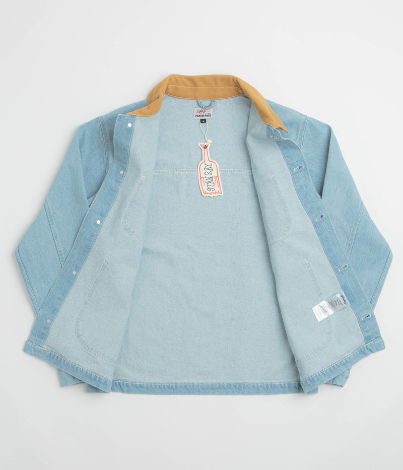 Stan Ray Coverall Jacket in Ice Stone Denim