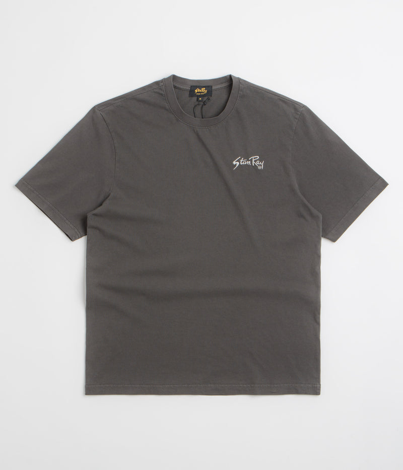 Stan Ray Embroidered T-Shirt in Raven Black