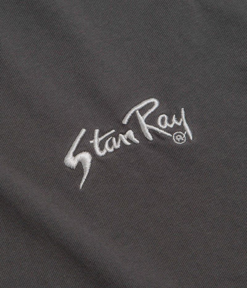 Stan Ray Embroidered T-Shirt in Raven Black