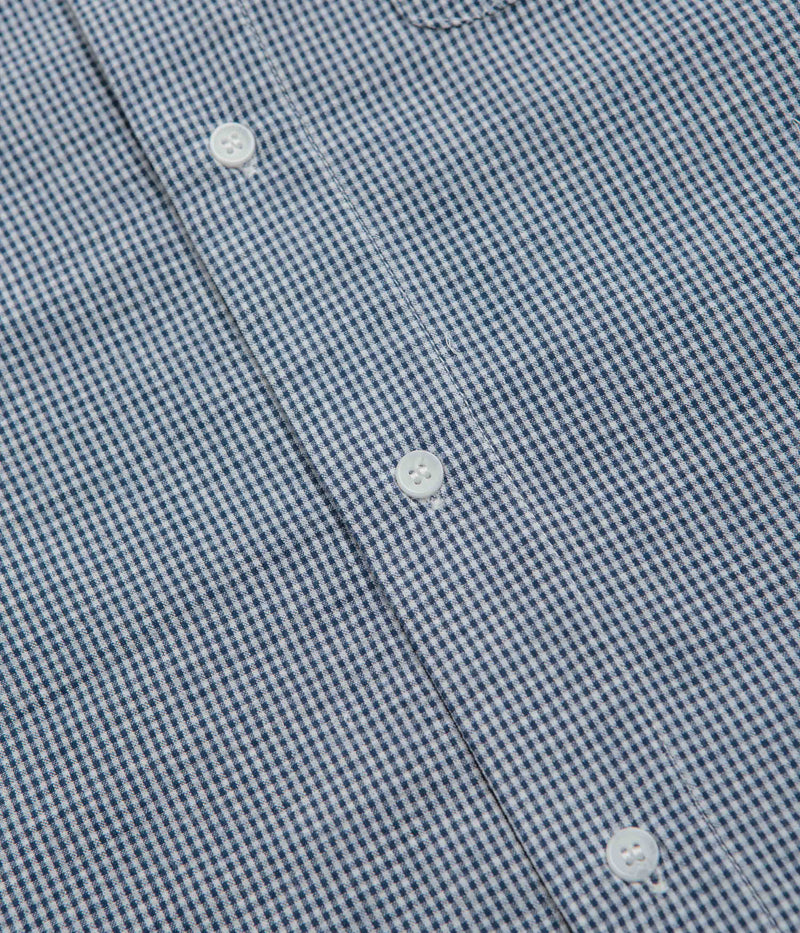 Stan Ray Flannel Short Sleeve Shirt in Blue Gingham