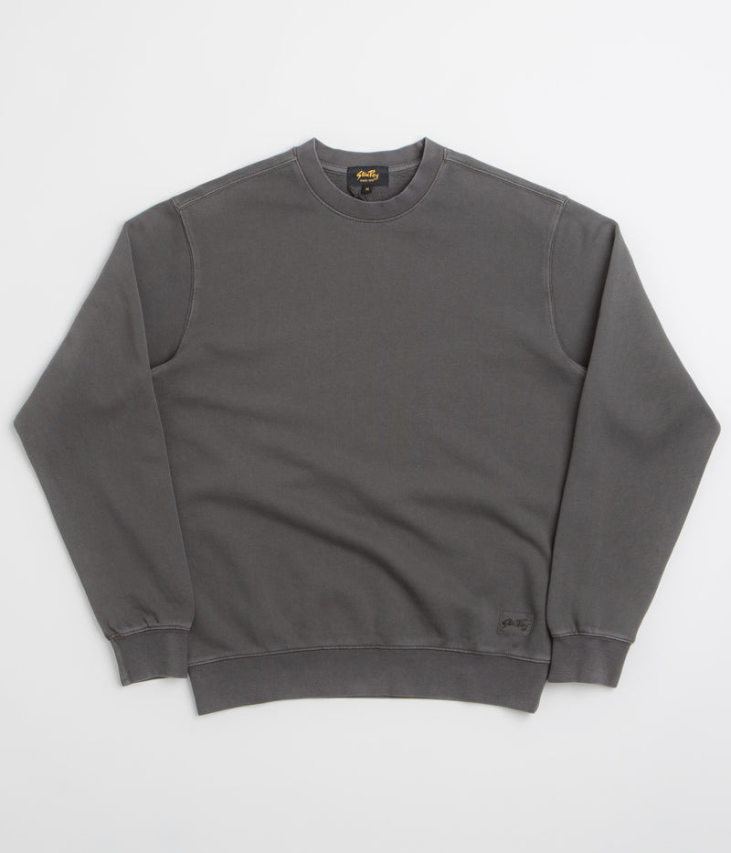 Stan Ray Patch Crewneck Sweatshirt in Raven Black