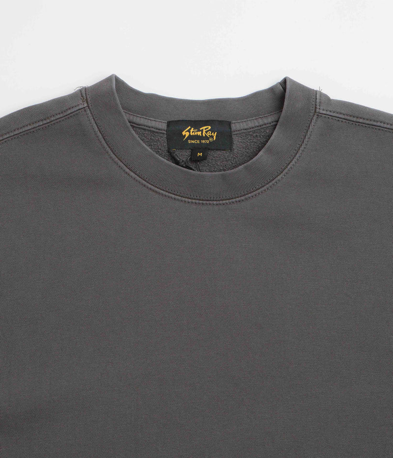 Stan Ray Patch Crewneck Sweatshirt in Raven Black
