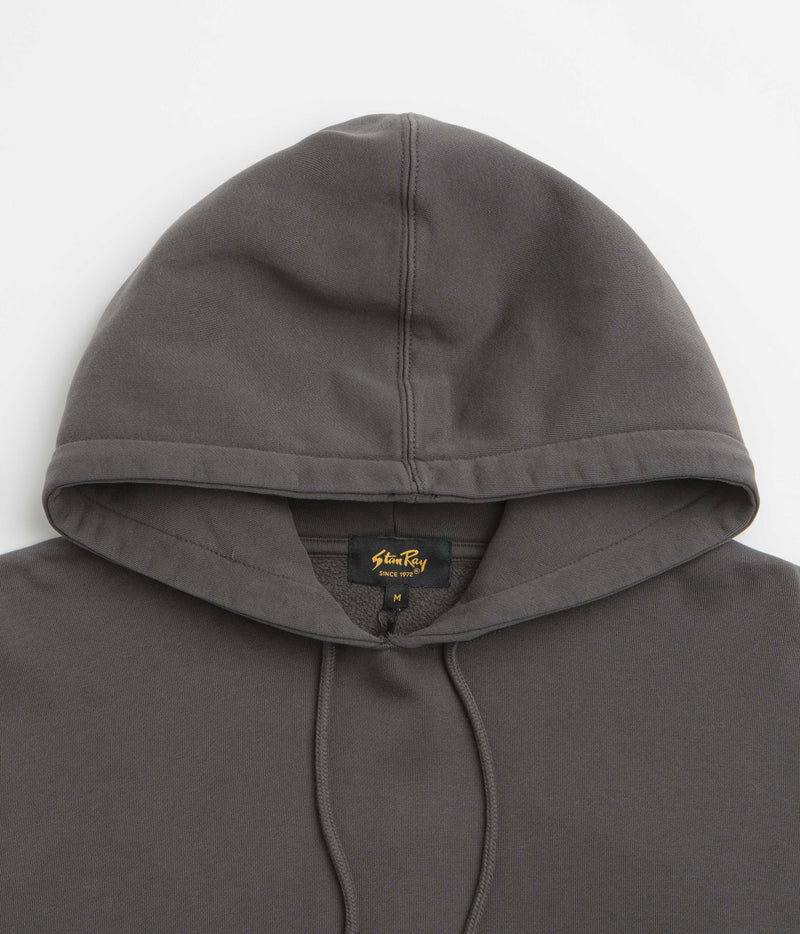 Stan Ray Patch Hoodie in Raven Black
