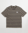 Stan Ray Stripe T-Shirt in Raven and Eucalyptus