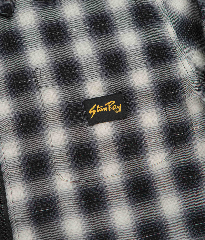 Stan Ray Zip Shirt in Black Check