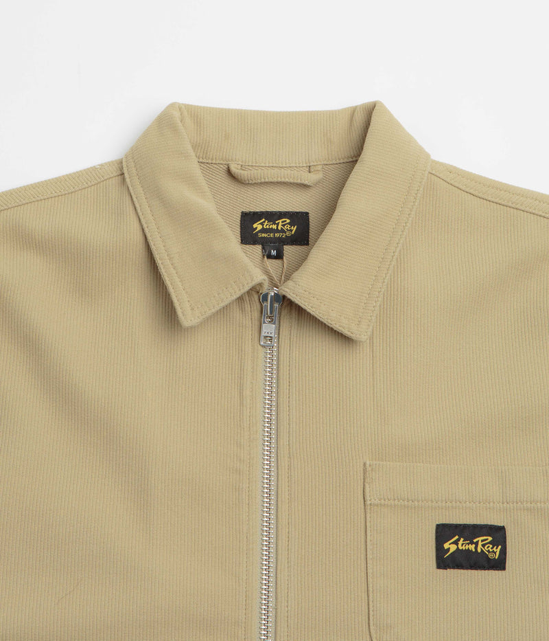 Stan Ray Zip Shirt in Eucalyptus Bedford Cord