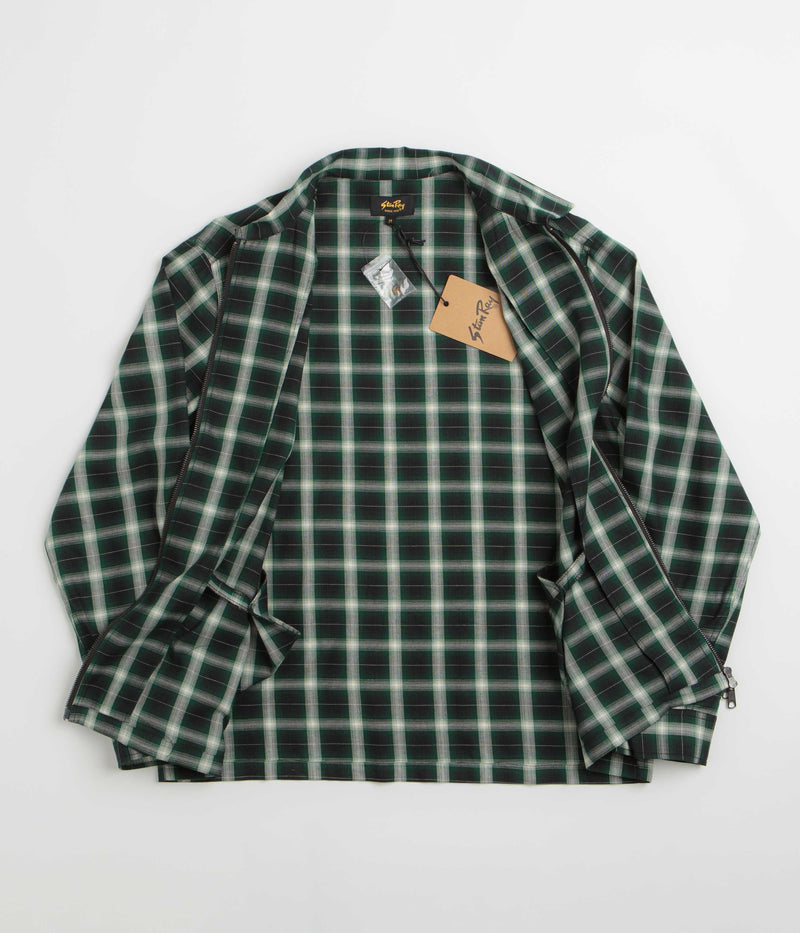 Stan Ray Zip Shirt in Green Check