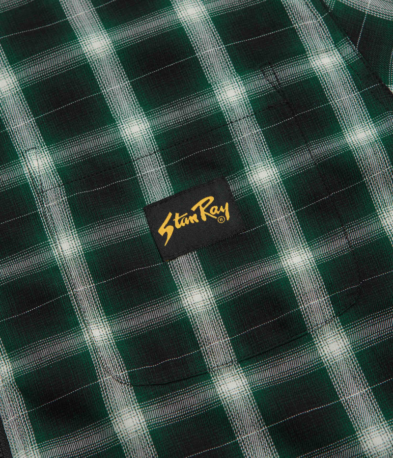Stan Ray Zip Shirt in Green Check