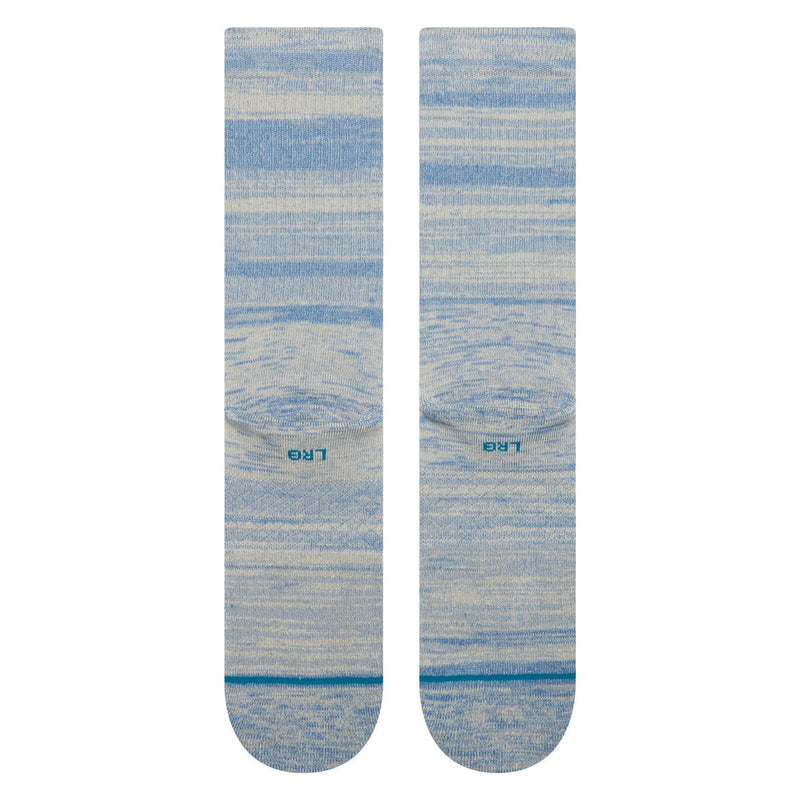 Stance Marled Crew Socks - Grey Blue