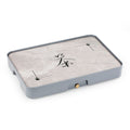 Stone-Rhyme Rock Marble Pattern Gray Tea Tray 13.8*9.4in(35*24cm)