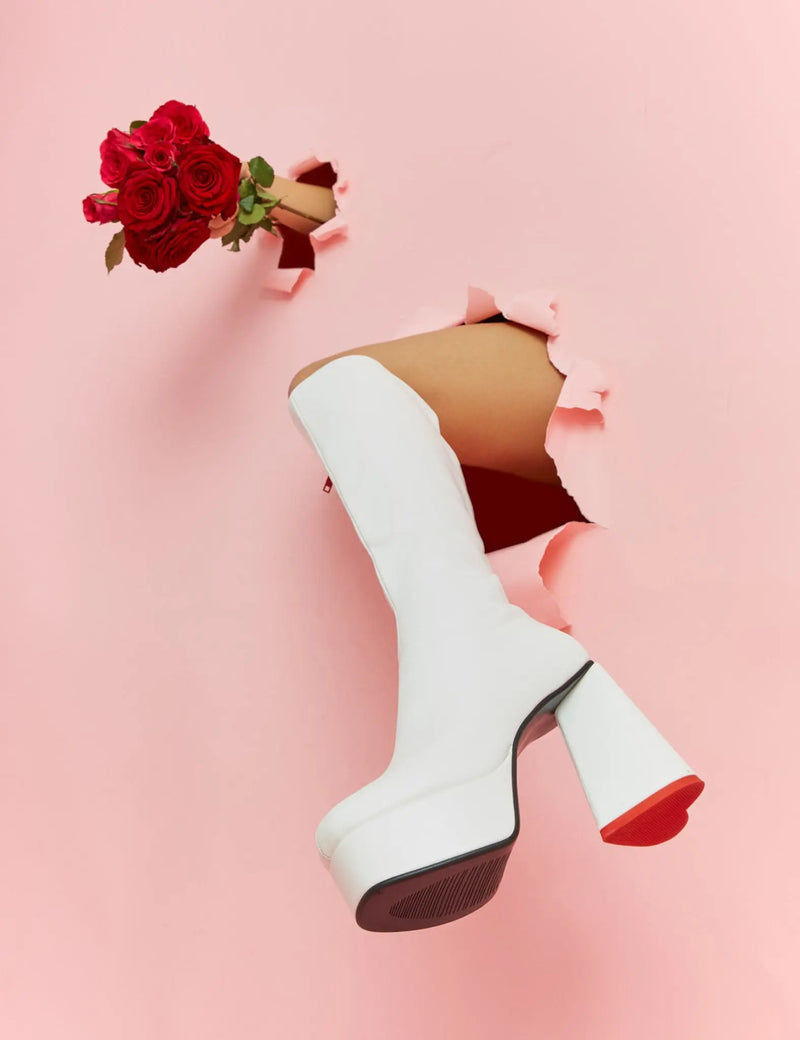 Sweet Talker Platform Knee High Boots lamodawebsite