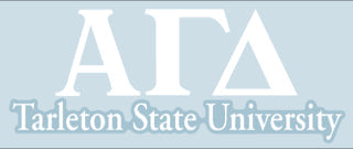 Tarleton State University Decal - Alpha Gamma Delta