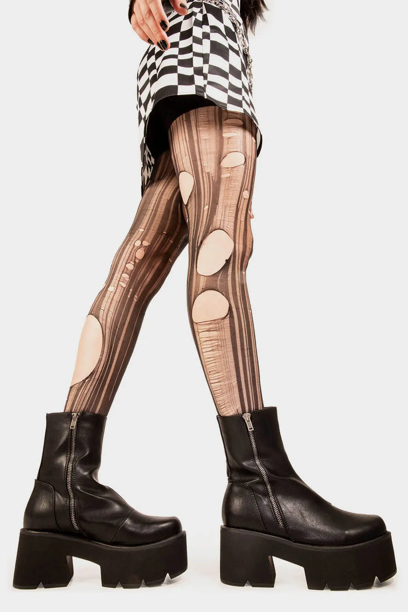 Trendsetter 
  
  Tell Me Lies Chunky Platform Boots. These black vegan Platform Boots feature on our chunky platform sole, comfortable , classic and all round confident. Made with eco-friendly materials and 100% cruelty-free, these platform boots are as ethical as they are cute!
  
  
  - Platform Height: 3 inch
  - Silver zipper 
  - Chunky Platform sole
  - Round Toe
  - 100% vegan 
  
  SKU: LMF 1845 - BlackPU