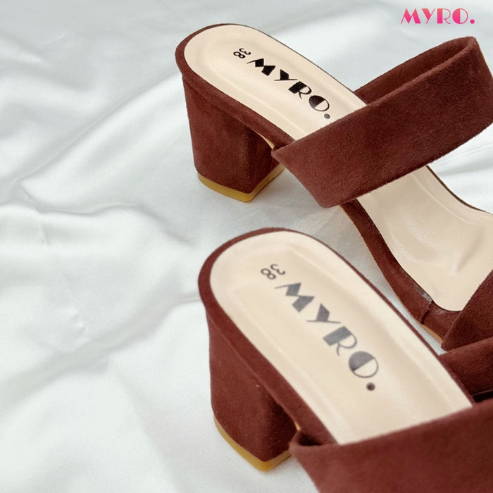 Tessora Chocolate Heel - MYRO