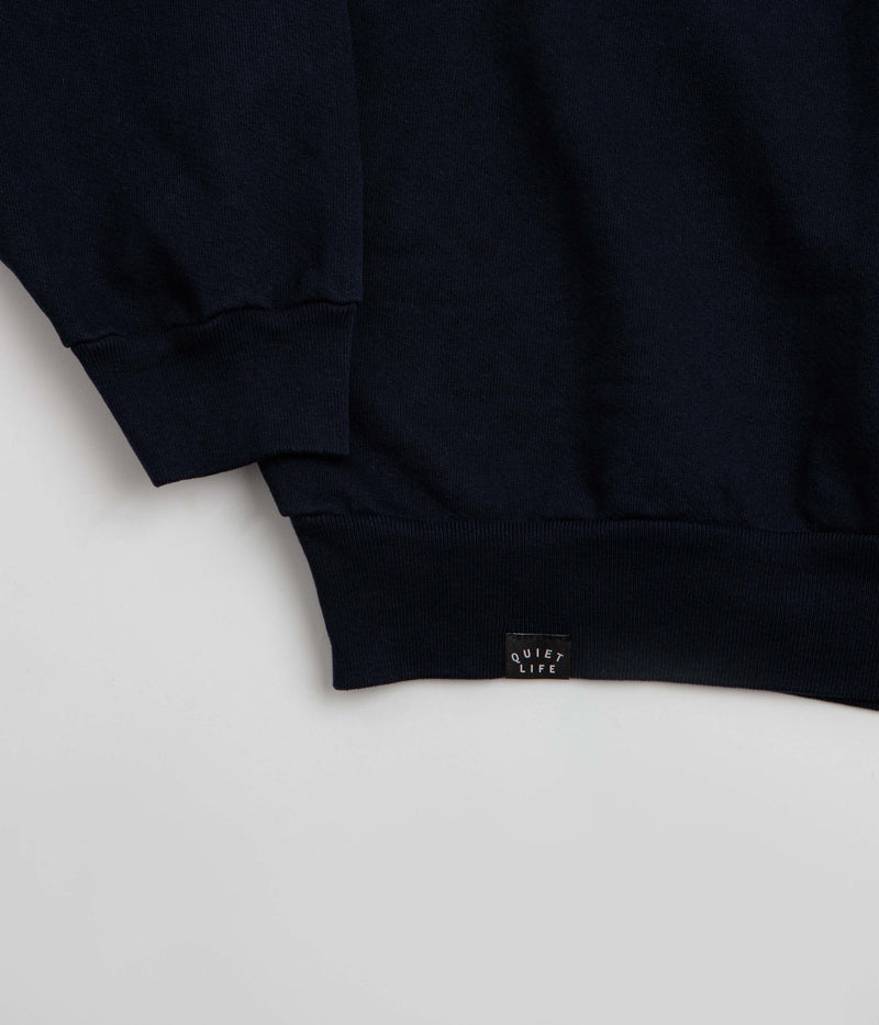 The Quiet Life Arch Applique Crewneck Sweatshirt in Navy
