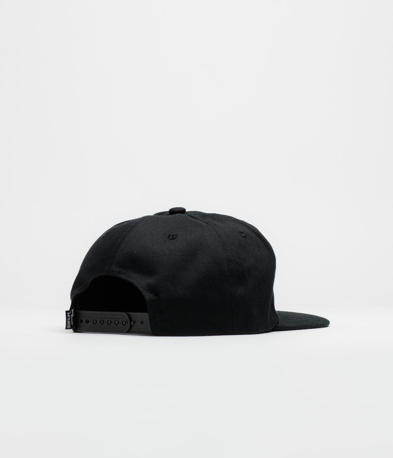 The Quiet Life Camera Dept Unstructured Cap in Black