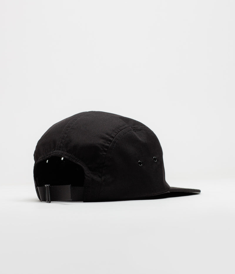 The Quiet Life Foundation 5 Panel Cap in Black
