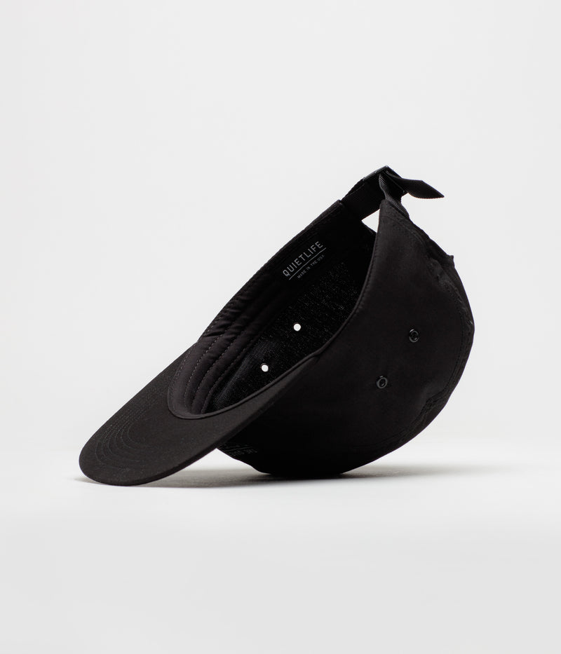 The Quiet Life Foundation 5 Panel Cap in Black