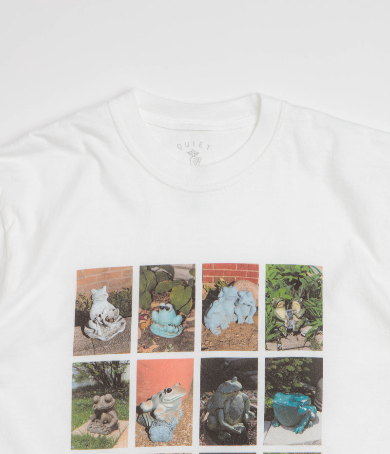 The Quiet Life Frog Friends Pigment Dye T-Shirt in White