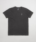 The Quiet Life Music Man Pigment Dye T-Shirt in Pepper Black