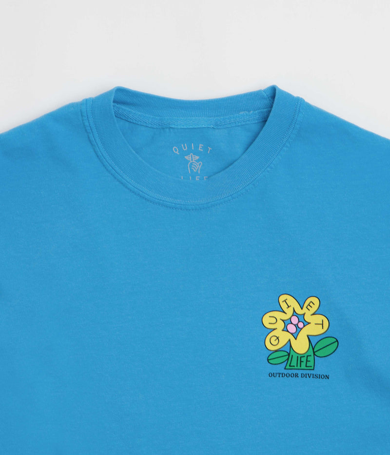 The Quiet Life Mutual Flourishing Pigment Dye T-Shirt in Blue