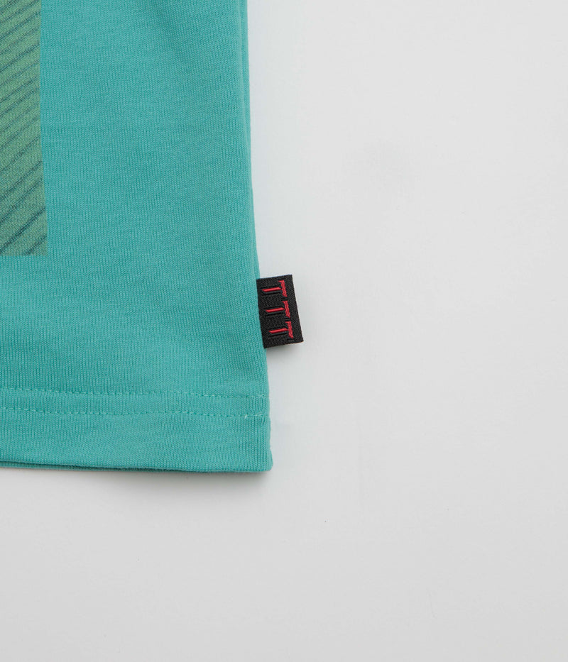 The Trilogy Tapes Bugs T-Shirt in Aqua