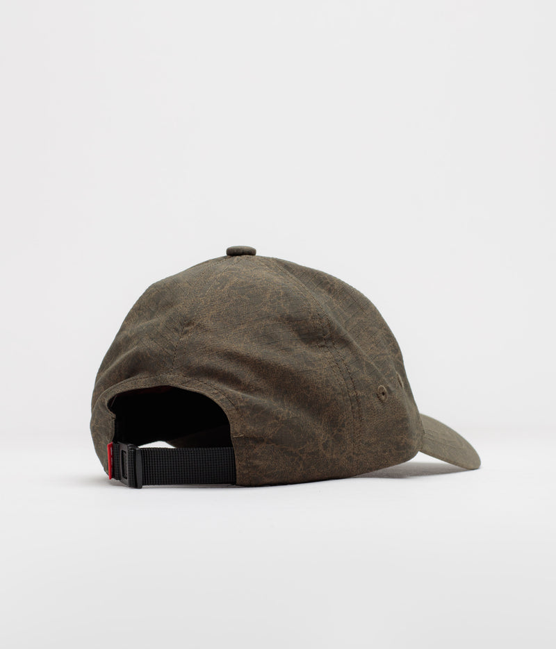 The Trilogy Tapes Dogu Washed Nylon Ripstop Cap in Army