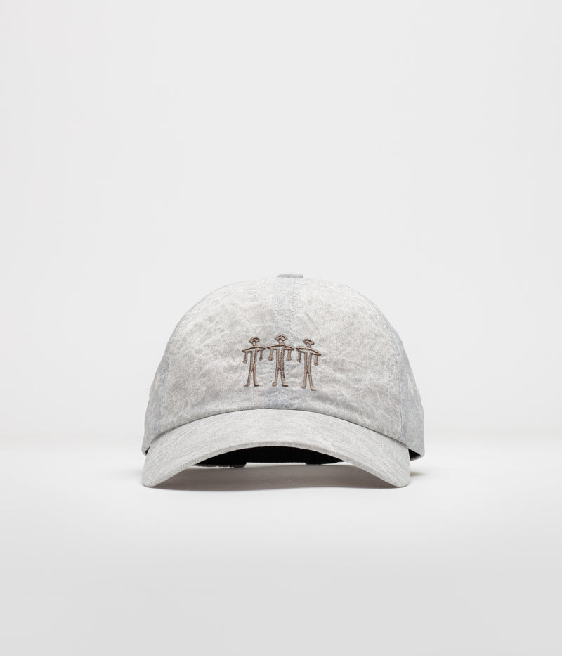 The Trilogy Tapes Dogu Washed Nylon Ripstop Cap in Grey