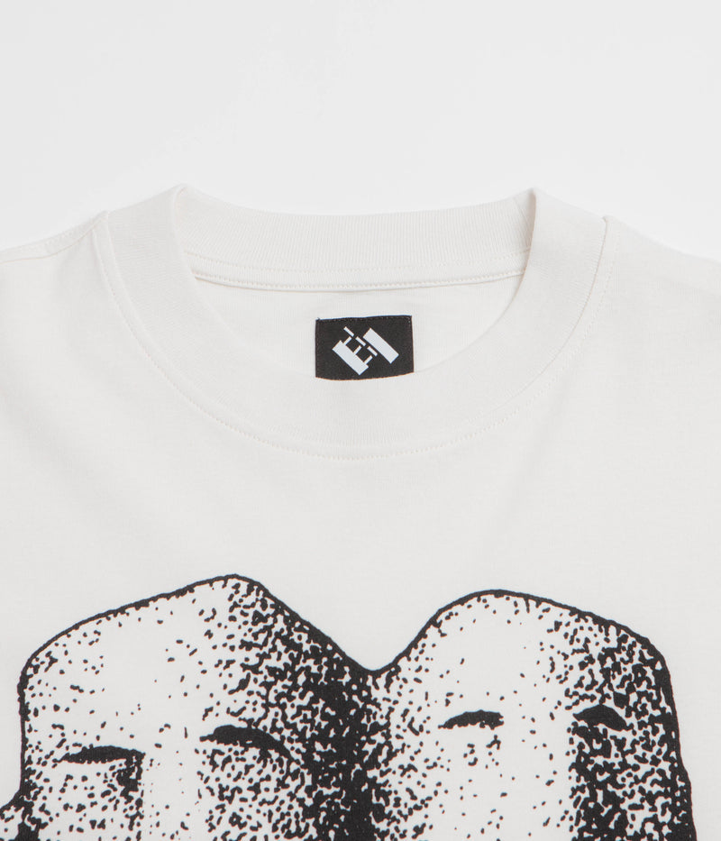 The Trilogy Tapes Double Headed Long Sleeve T-Shirt in White