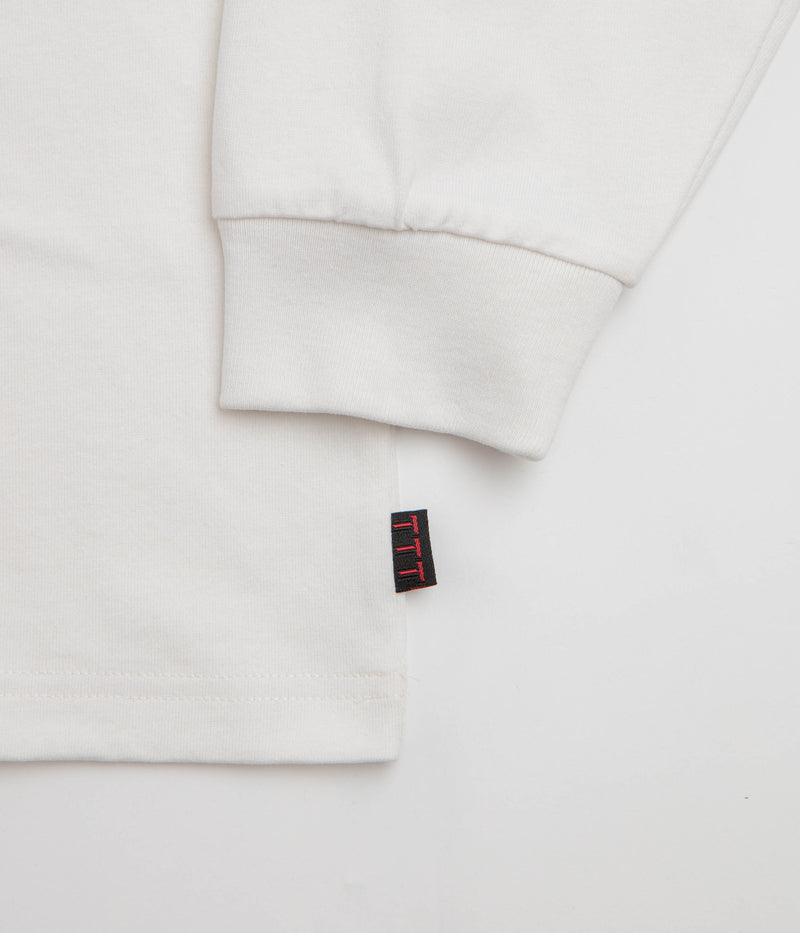 The Trilogy Tapes Double Headed Long Sleeve T-Shirt in White