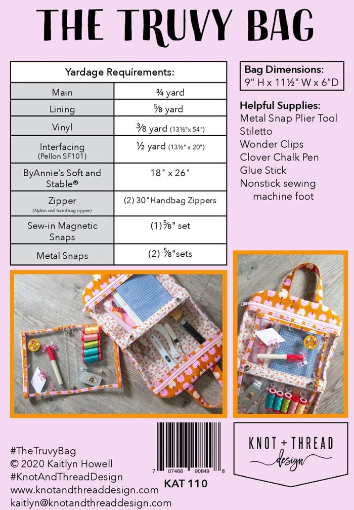 The Truvy Bag Paper  Pattern|| Knot + Thread