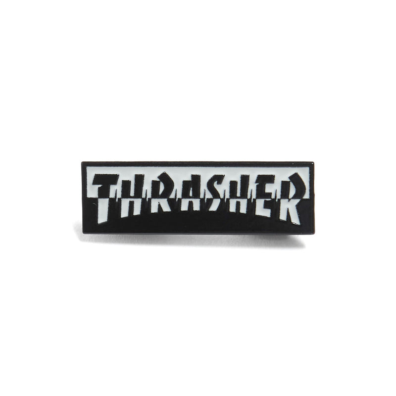 Thrasher Mixtape Lapel Pin - Black/White
