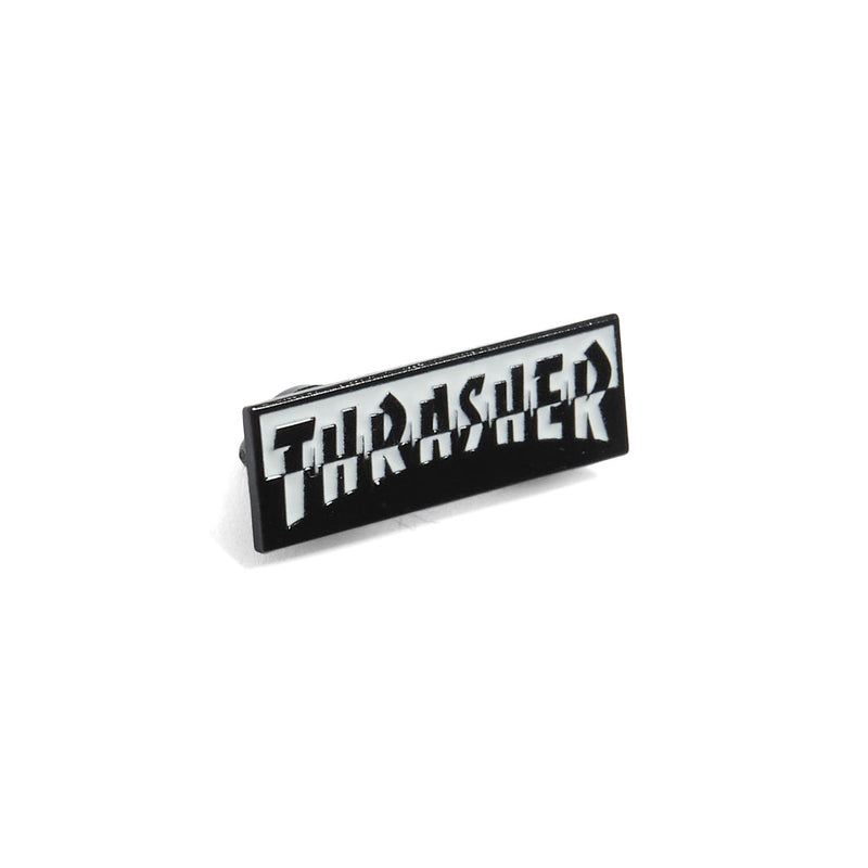 Thrasher Mixtape Lapel Pin - Black/White