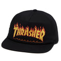 Thrasher Printed Flame Hat - Black