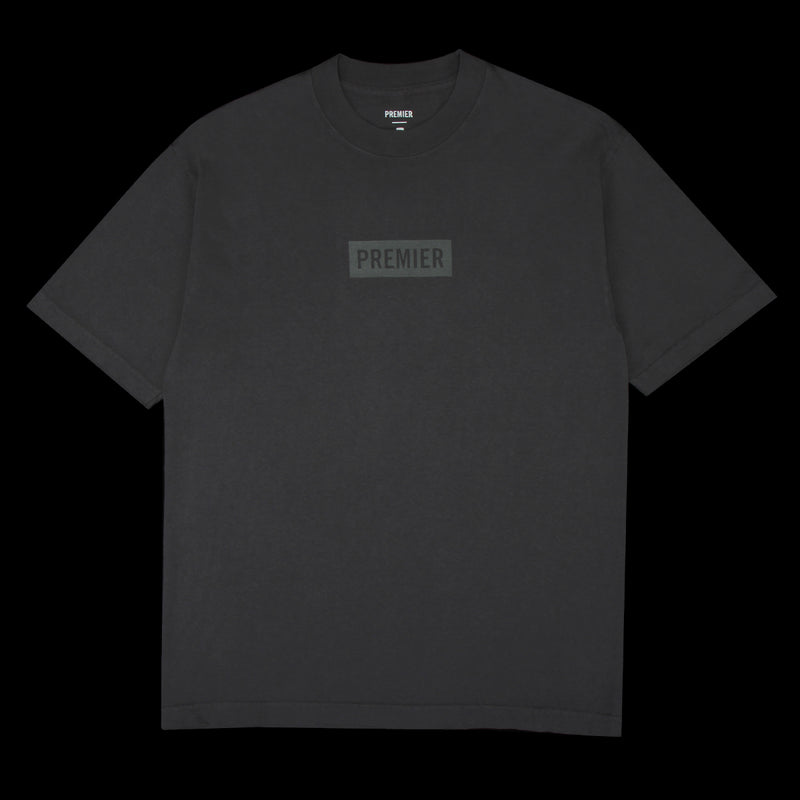 Premier | Tonal Box Logo T-Shirt Dolphin Blue