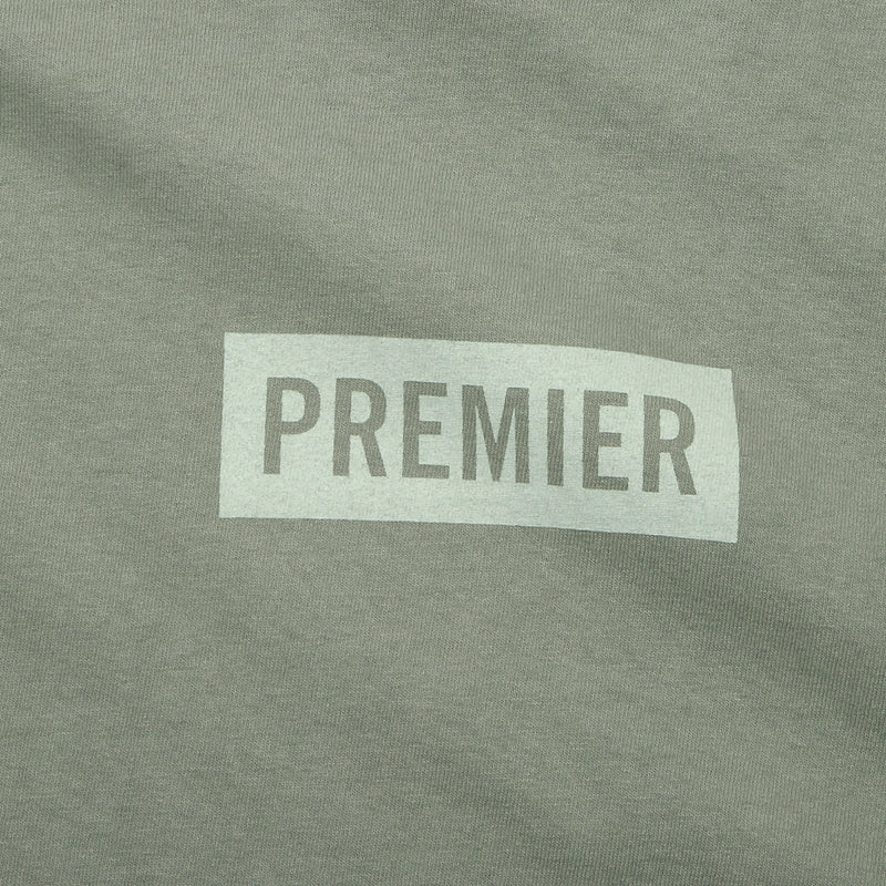 Premier | Tonal Box Logo T-Shirt Sage