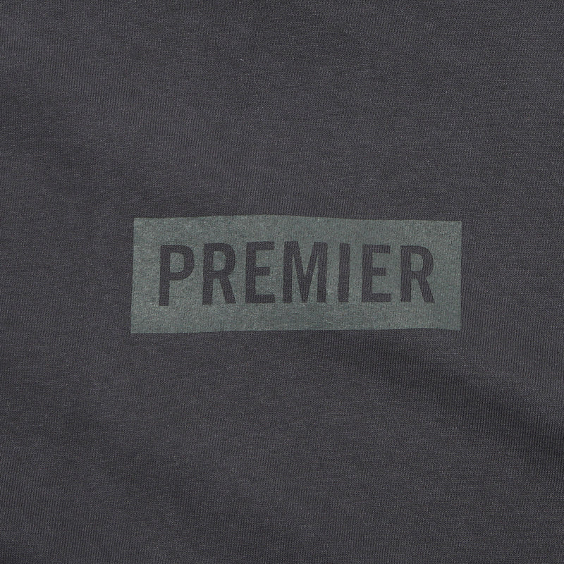 Premier | Tonal Box Logo T-Shirt Dolphin Blue