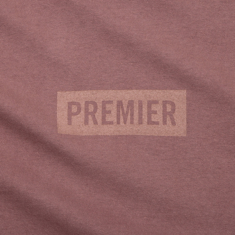 Premier | Tonal Box Logo T-Shirt Mauve