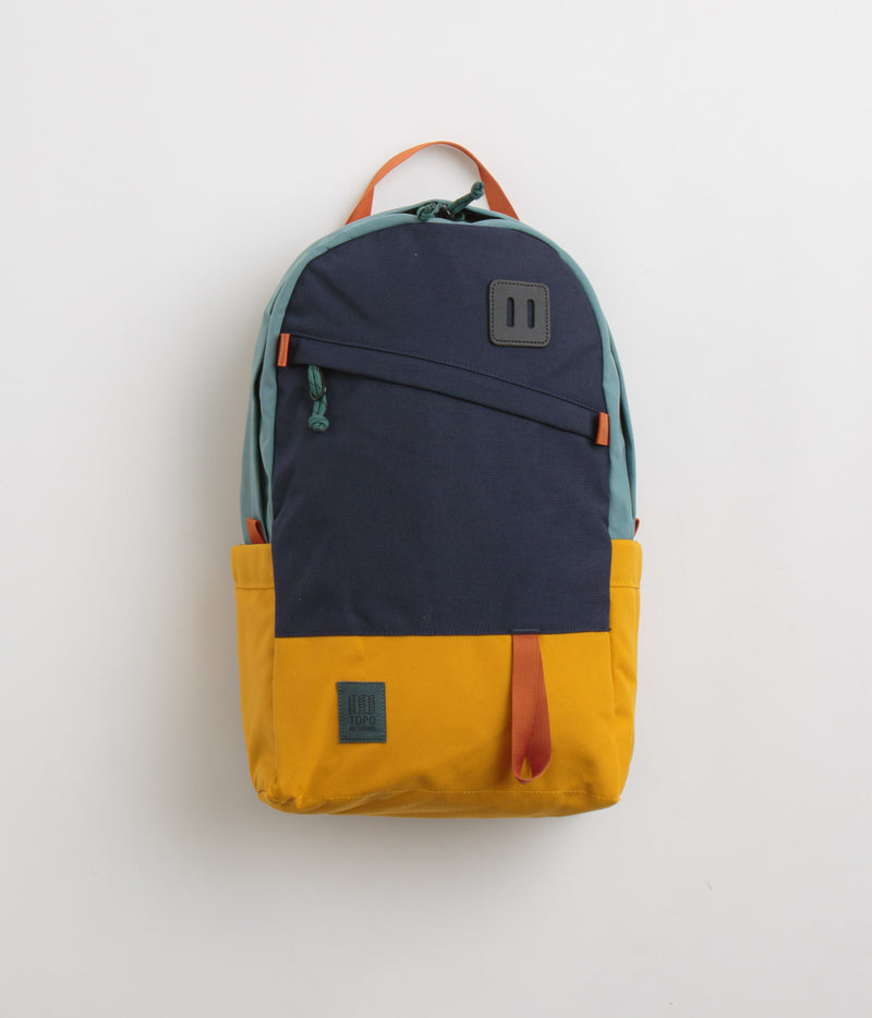 Topo Designs Classic Daypack in Navy and Mustard