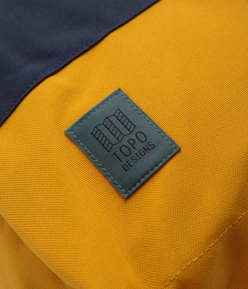 Topo Designs Classic Daypack in Navy and Mustard