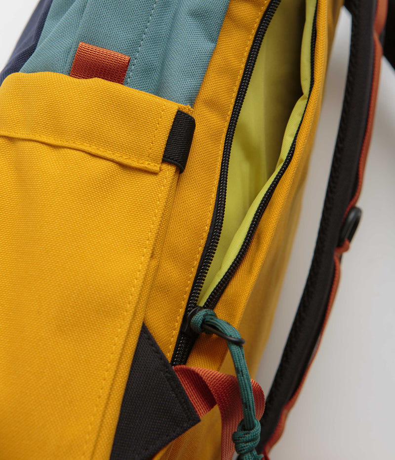 Topo Designs Classic Daypack in Navy and Mustard