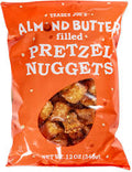 TRADER JOE'S ALMOND BUTTER FILLED PRETZEL NUGGETS 12 OZ #ROCK VALUE-ORDER BY TUESDAY EVENING OCT 27 ARRIVING NOV 04  FOR DELIVERY#