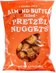 TRADER JOE'S ALMOND BUTTER FILLED PRETZEL NUGGETS 12 OZ #ROCK VALUE-ORDER BY TUESDAY EVENING OCT 27 ARRIVING NOV 04  FOR DELIVERY#