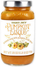 TRADER JOES PUMPKIN BISQUE 25 OZ #ROCK VALUE-ORDER BY TUESDAY EVENING OCT 27 ARRIVING NOV 04  FOR DELIVERY#