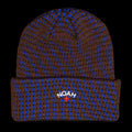 Noah | Tri-Color Beanie Color : Heather Grey / Royal / Navy