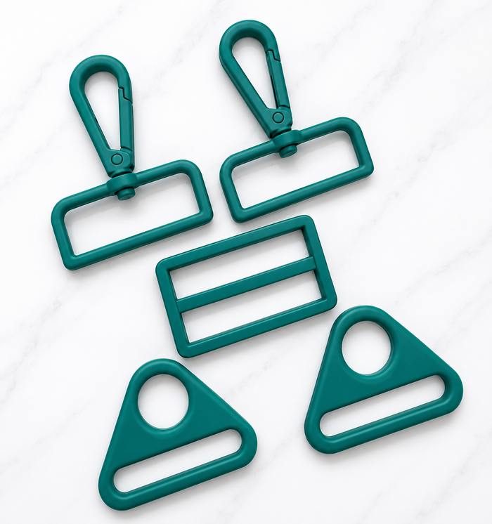 Turquoise Hardware / Bag Strap Kit ( 1” & 1.5” )